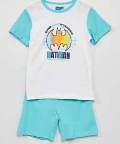 Ensemble pyjama court 'Batman' - 2 pièces - Bleu