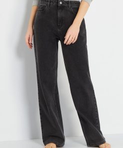Jean wide leg - L34 - Noir