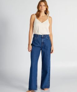 Jean wide leg - L34 - Stone