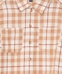 Chemise à carreaux en flanelle - Marron