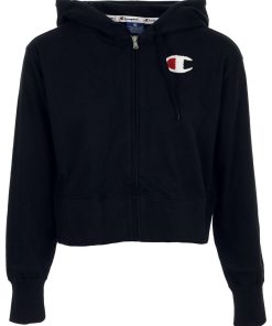 Hooded Full Zip Sweatshirt - Noir