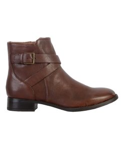 Bottine Cuir Clarks Hamble Buckle - Marron