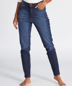 Pantalon slim en denim - L34 - Bleu