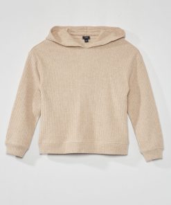 T-shirt à capuche - Beige