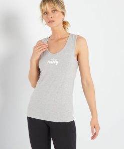 Débardeur de sport en jersey - gris