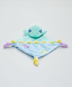 Doudou mouchoir 'dinosaure' - Vert