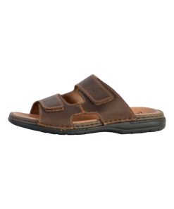 Sandale Plate Cuir Rieker Bridge - Marron