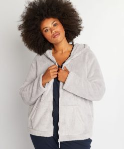 Sweat à capuche - gris