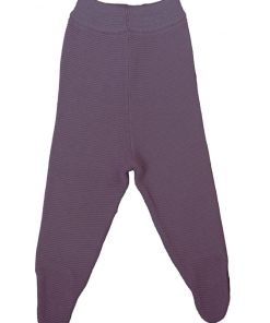 Eveil Et Nature Pantalon Tricot Coton Bio - Rose