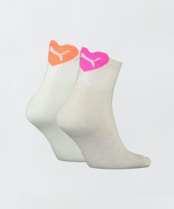 Lot de 2 paires de chaussettes 'Puma' - Beige/rose/orange