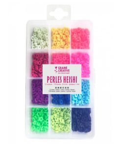 Boite De Perles Heishi Fluo - N/A