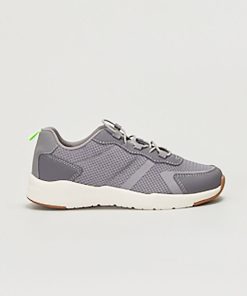 Baskets de sport laçage élastiqué - Gris