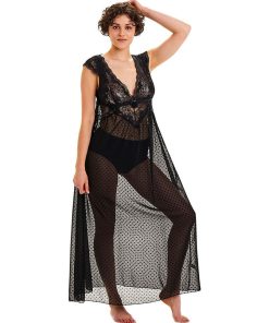Nuisette longue PANACHE - Pomm'Poire - Noir