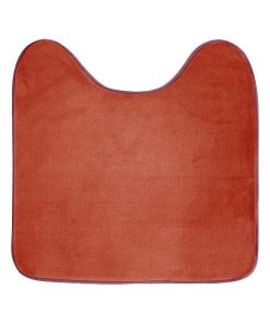 Tapis contour de WC vitamines uni - Marron