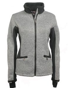 Blouson polaire femme ATMOS - Gris