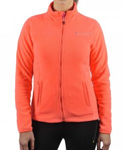 Blouson polaire femme ACESARE - Orange corail