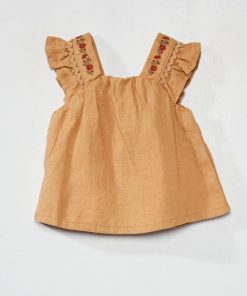 Blouse en lin - Marron
