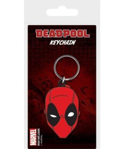 Marvel Comics porte-clés caoutchouc Deadpool Face 6 cm - N/A