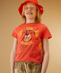 Tee-shirt imprimé - Orange