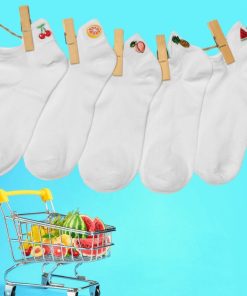 Socquettes En Coton Fruits- Sockup- 35-42 - Multicolore