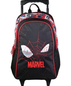 BAGTROTTER Sac à dos à roulettes Marvel Spider-Man Noir - Noir