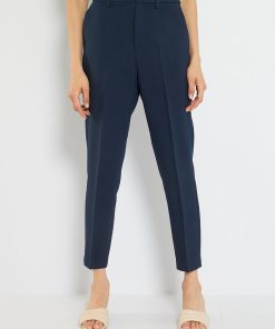 Pantalon cigarette - bleu marine