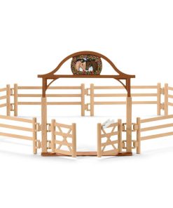 Set de jeu pour figurines cheval : Pré pour chevaux avec portail - N/A