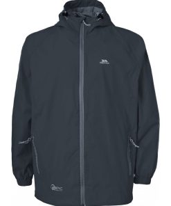 Trespass Qikpac - Veste imperméable repliable unisexe - Gris