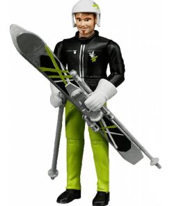 Skieur avec Accessoires - N/A