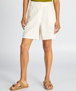 Short taille haute - Beige