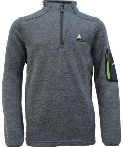 Sweat polaire garçon ECYPA - Gris