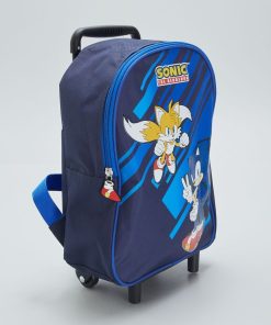 Sac à dos à roulette 'Sonic - bleu