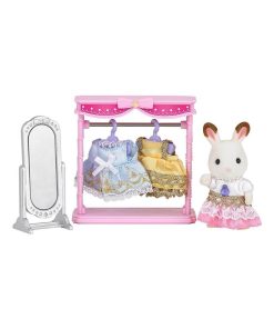 Sylvanian Family 5236 : Dressing et figurine Lapin Chocolat - N/A
