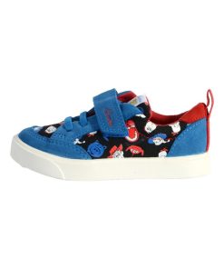 Basket Enfant Clarks City Howdy T - Bleu