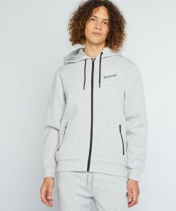 Sweat néoprène à capuche - Gris