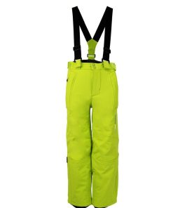Pantalon de ski garçon ECESOFT - Vert anis