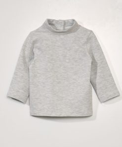 Sous pull uni en jersey - Gris