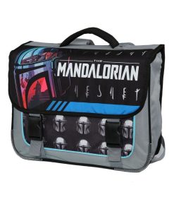 Cartable 38 cm Star Wars/The Mandalorian Noir et Gris Bagtrotter - Gris Noir