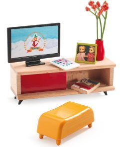 Mobilier pour Maison de Poupées : Salon Télévision - N/A