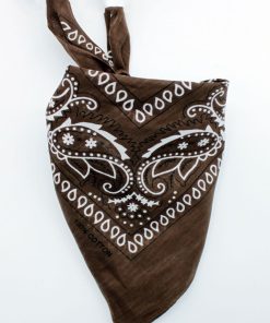Bandana coton Kebello - Marron