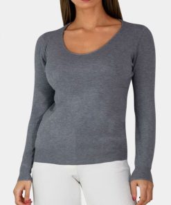 Pull col v Kebello - Gris