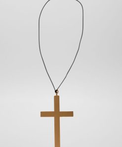 Collier 'prêtre' - Déguisement - doré