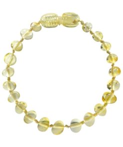 Bracelet Ambre bébé - Lemon - Jaune