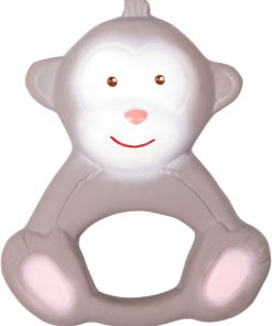 BabyGlück Anneau de dentition en caoutchouc naturel "Singe Anton" - N/A