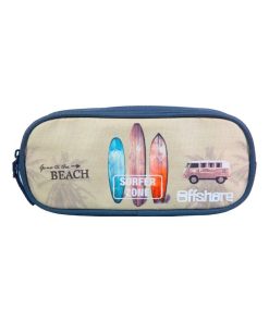 BAGTROTTER Trousse scolaire rectangulaire Offshore Beige Van & Surf - Beige