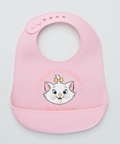 Bavoir en silicone 'DS' - Rose