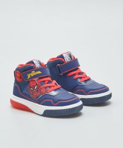 Baskets montantes lumineuses 'Spider-Man' - Bleu/rouge