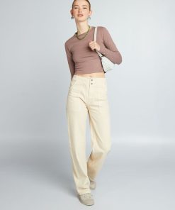 T-shirt cropped - Violet