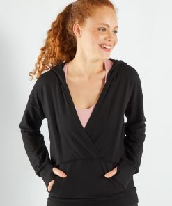 Sweat à capuche - noir