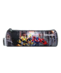 BAGTROTTER Trousse scolaire ronde Transformers Grise - Gris
